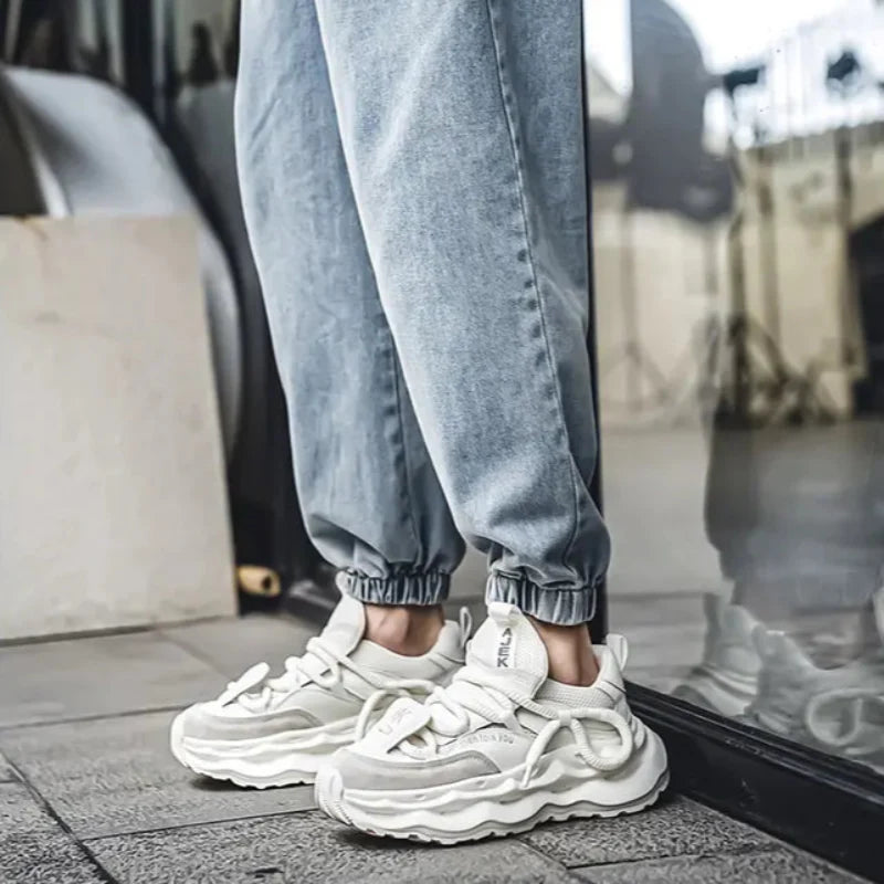 Latex Motion Chunky Sneakers