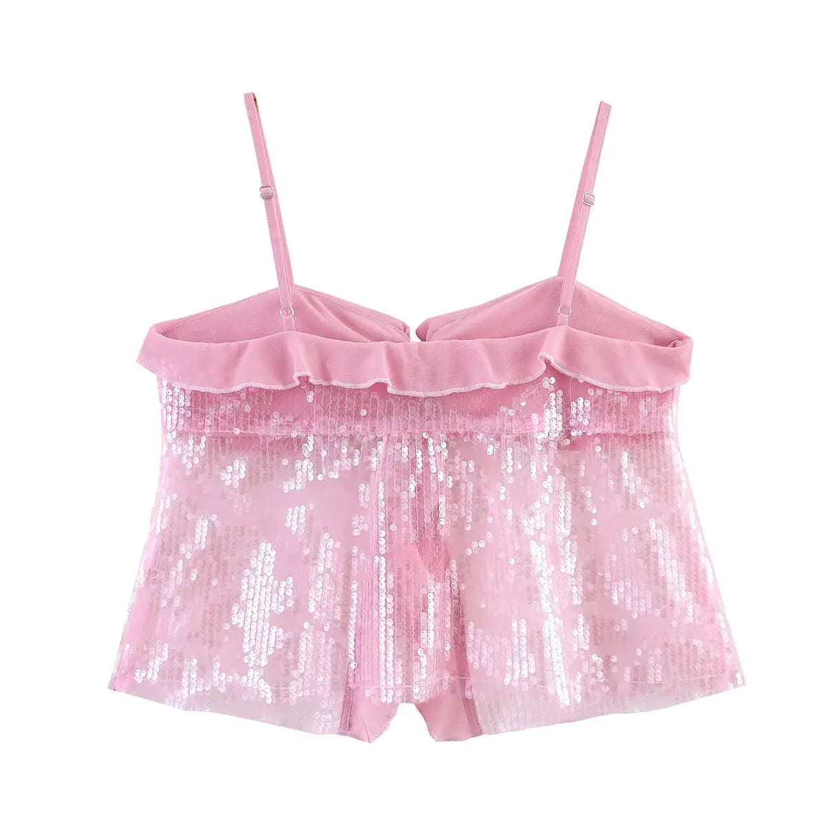 Backless Sling Crop Shirt Blouse Tops