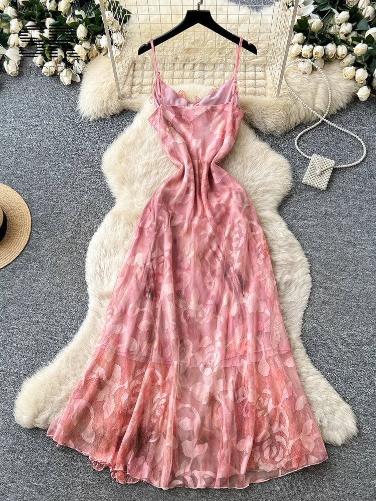 Holiday Lace Chiffon SunDress