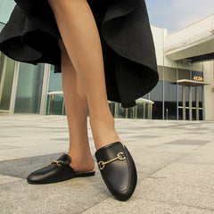 Backless Slip On Comfortable Four Season Mules Loafers