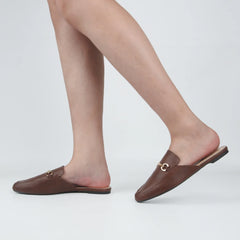 Backless Slip On Comfortable Four Season Mules Loafers