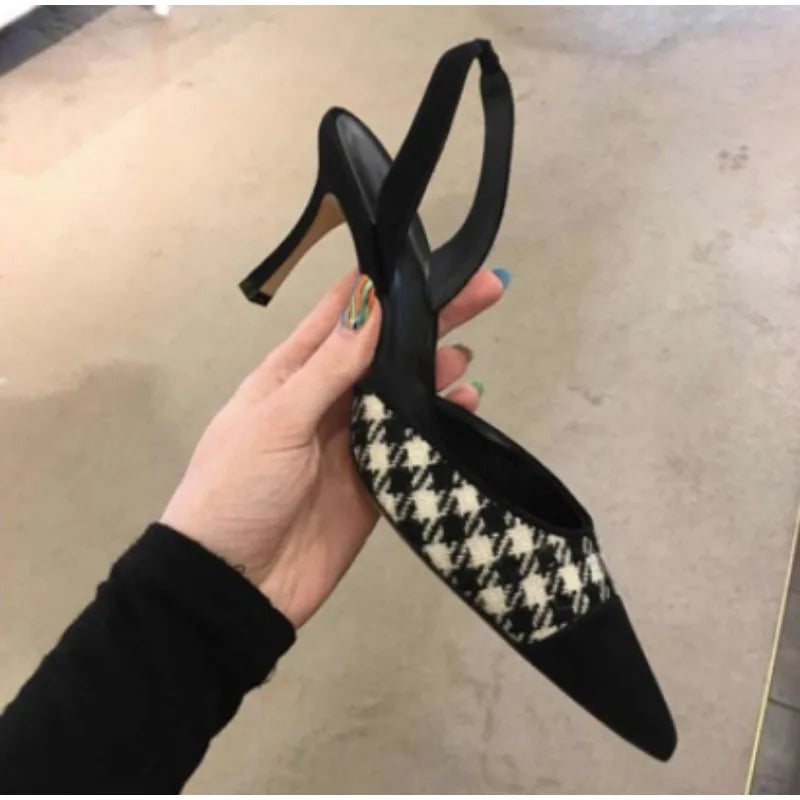 New Pointed Thin Comfortable Stylish Low Heel Pumps