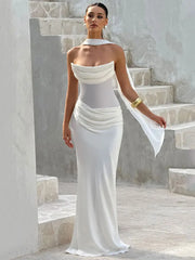Strapless Backless Sexy Maxi Dress