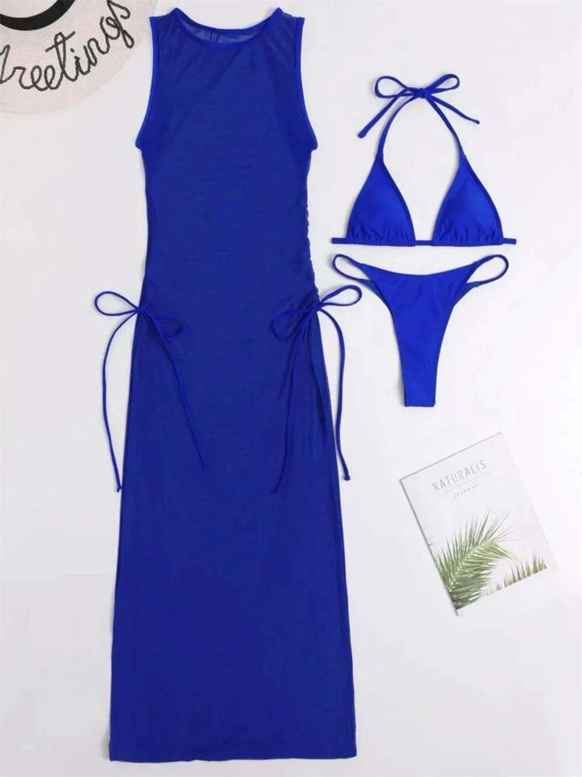 Sexy Sleeveless Mesh Bikini