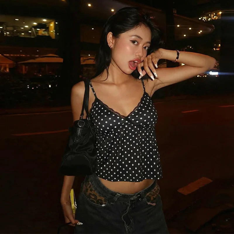 Spring Floral Print Cami Top