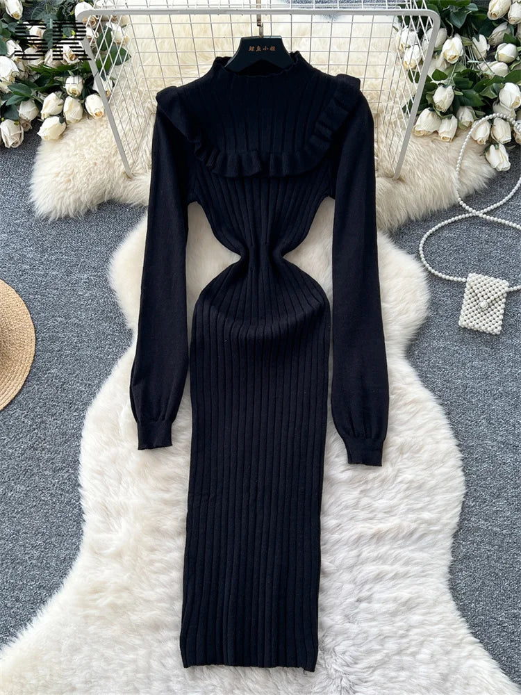 Stripe Knitted Dress