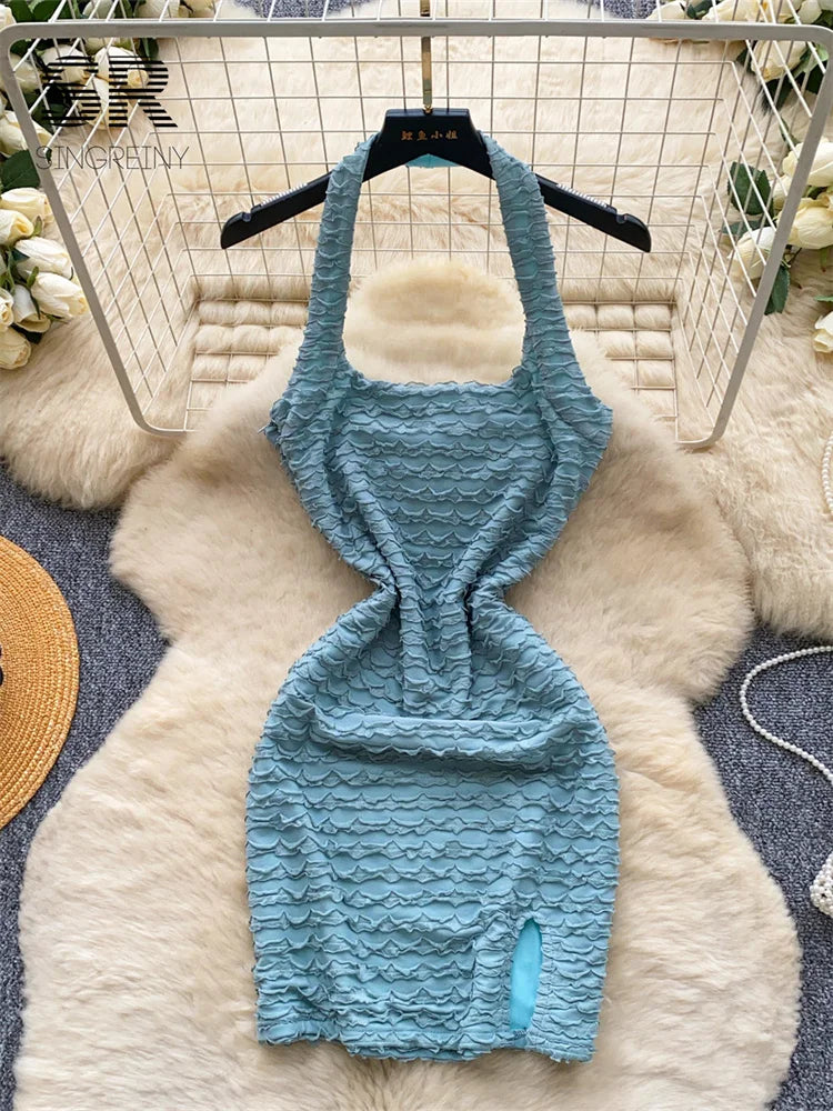Halter Backless Bodycon Dress