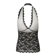 Lace Halter Tops