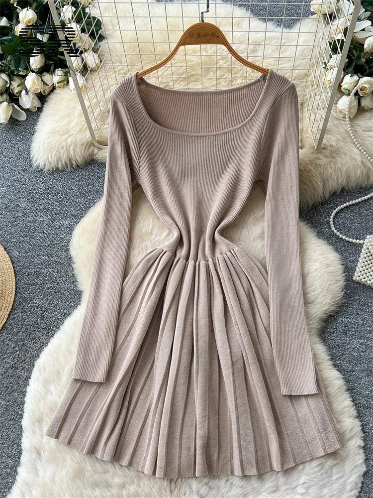 Simple Sensual Pleated Dress