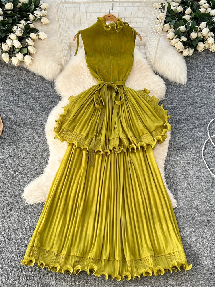 Ruffles Long Dress