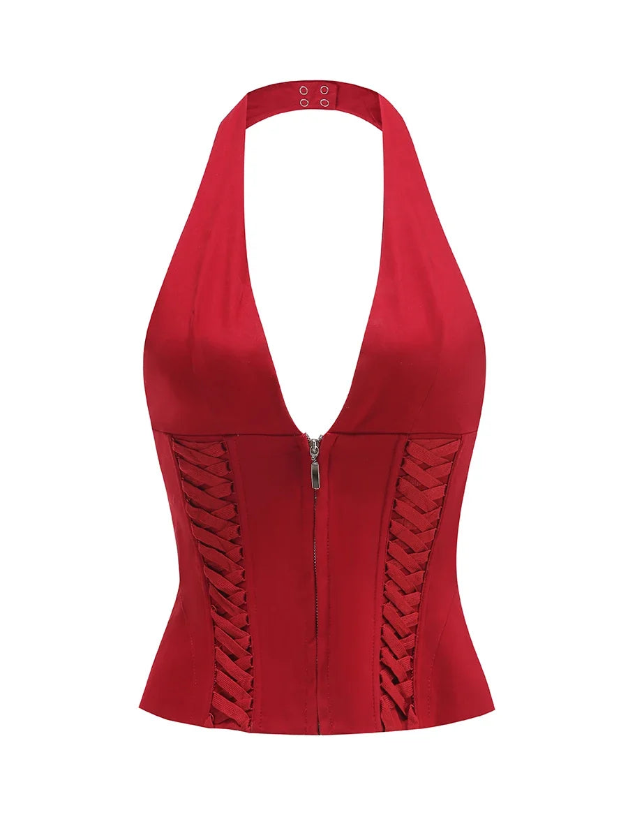 Bodycon Vest Halter Tank Top