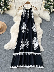 Bohemian Print Beach Dress