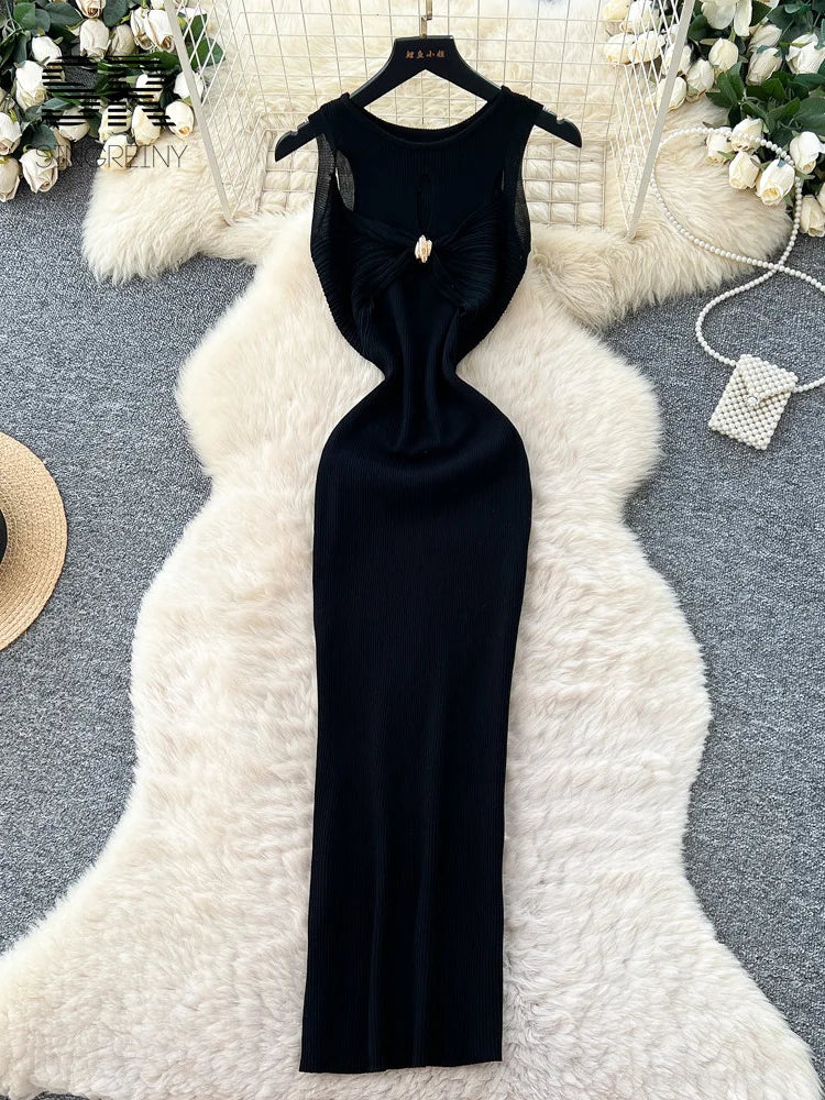 Hollow Out Feminine Dress