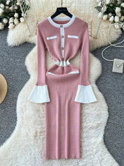 Basics Autumn Knitted Dress