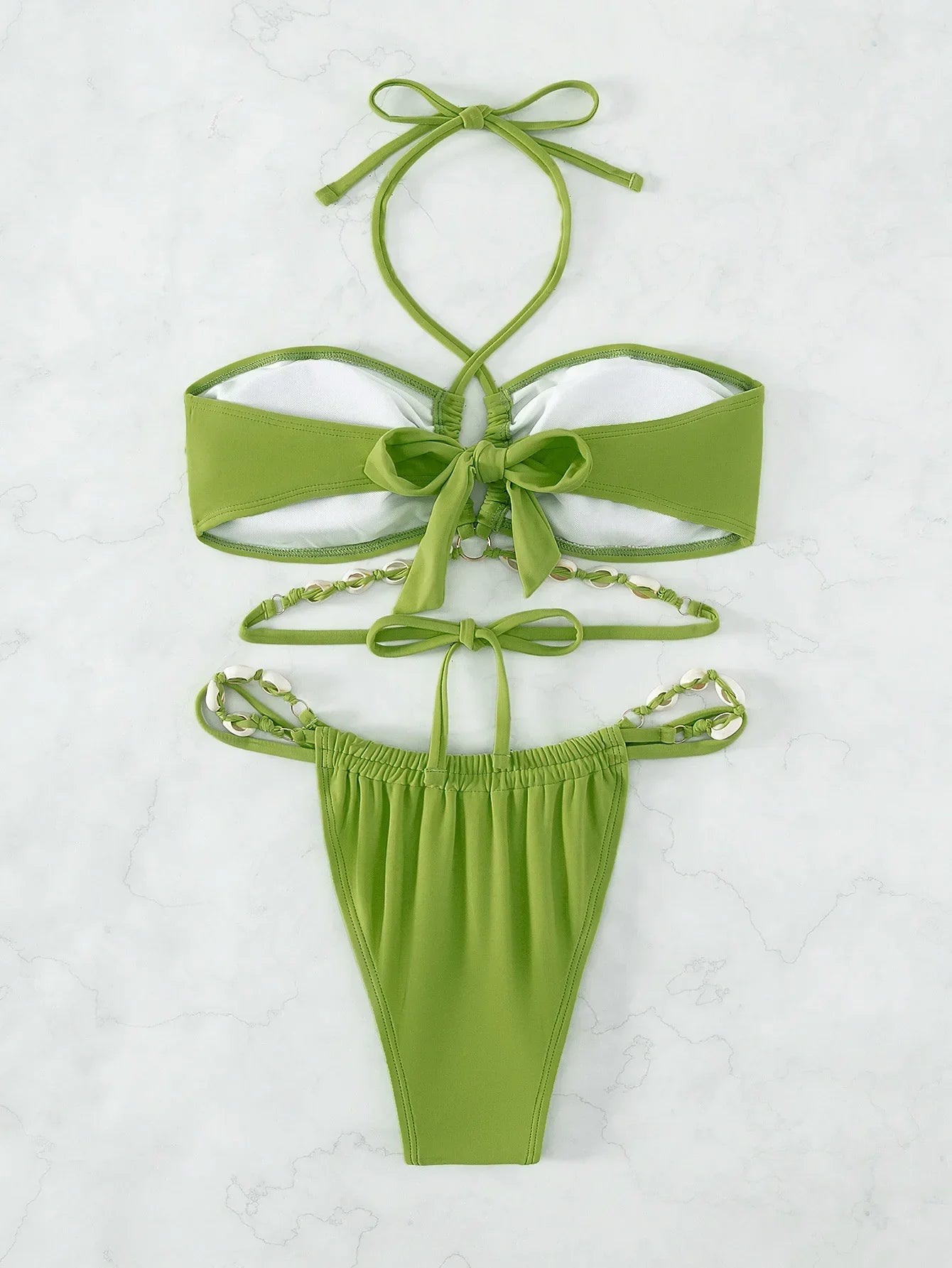 Luxury Shell Design Bikini Set