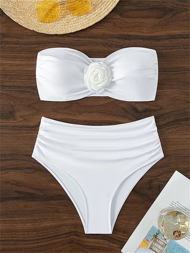 White Two-Piece Bikini Set