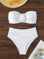White Two-Piece Bikini Set