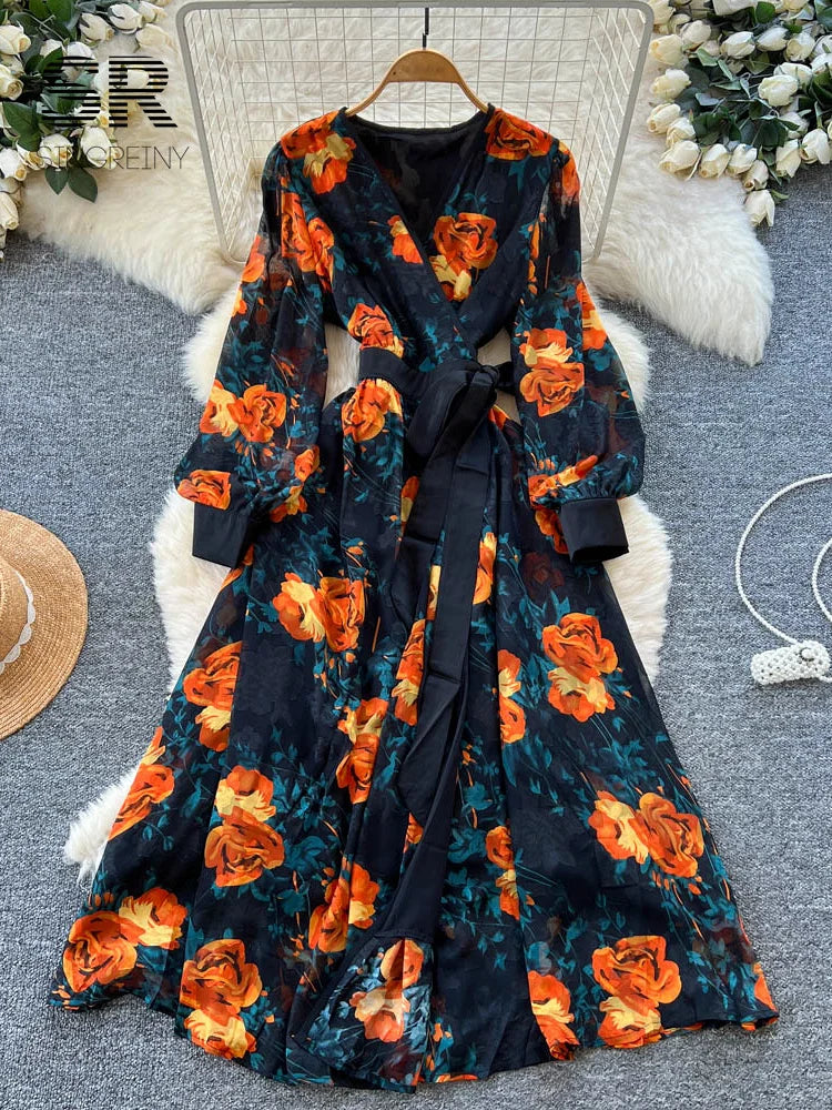 Vintage Art Print Dress