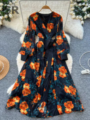 Vintage Art Print Dress