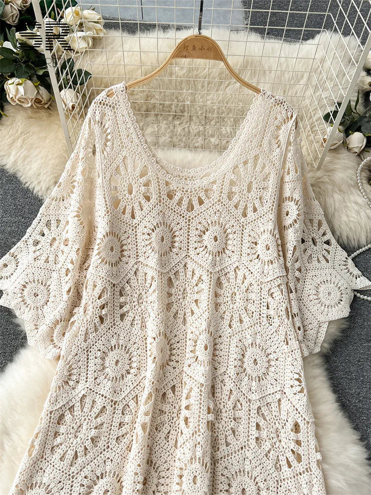 Knit Casual Korean Beach Dress