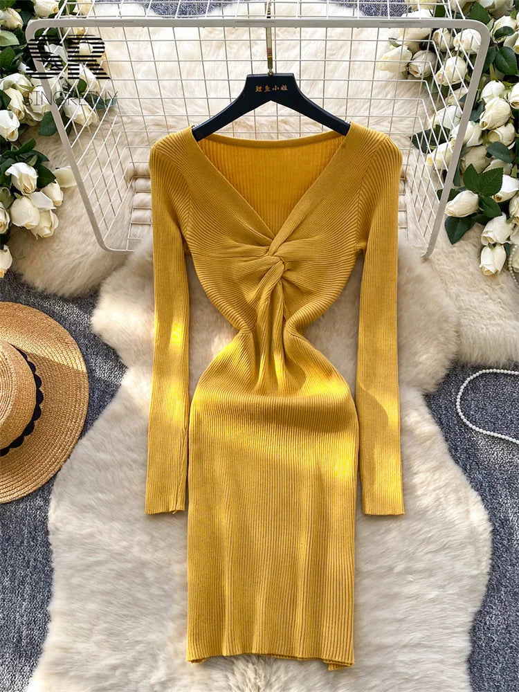 Winter Ladies Sweater Dress