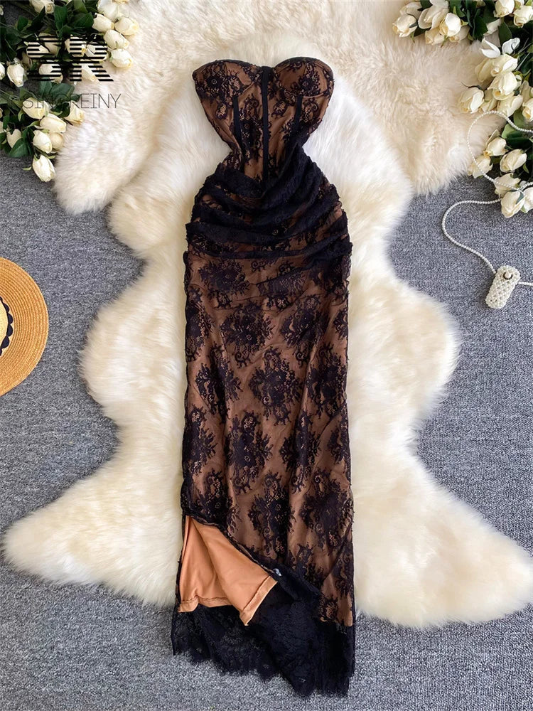 Lace Feminine Bodycon Dress