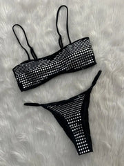 Luxury Rhinestone Micro Bikini Set
