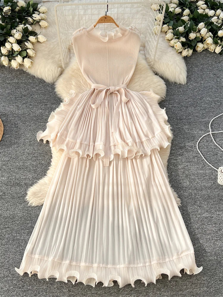 Ruffles Long Dress