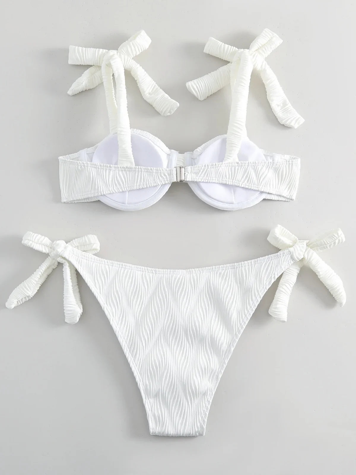 Sexy White Thong Bikini