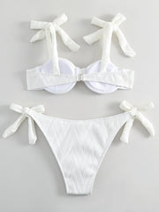Sexy White Thong Bikini
