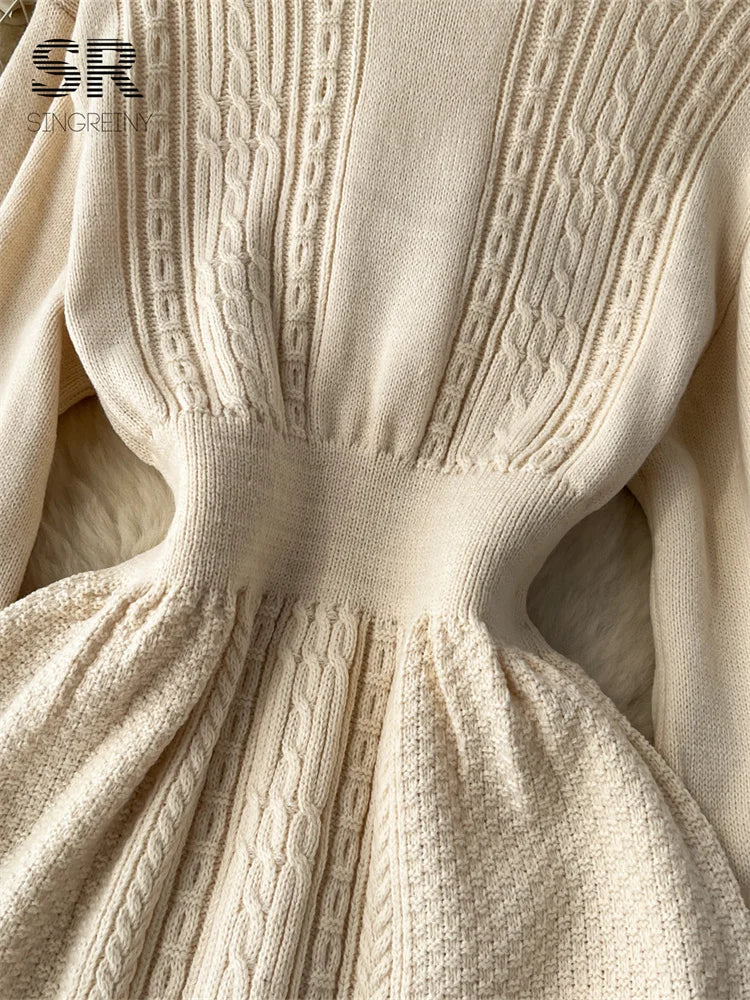 Loose Casual Knit Long Dress