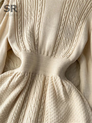 Loose Casual Knit Long Dress