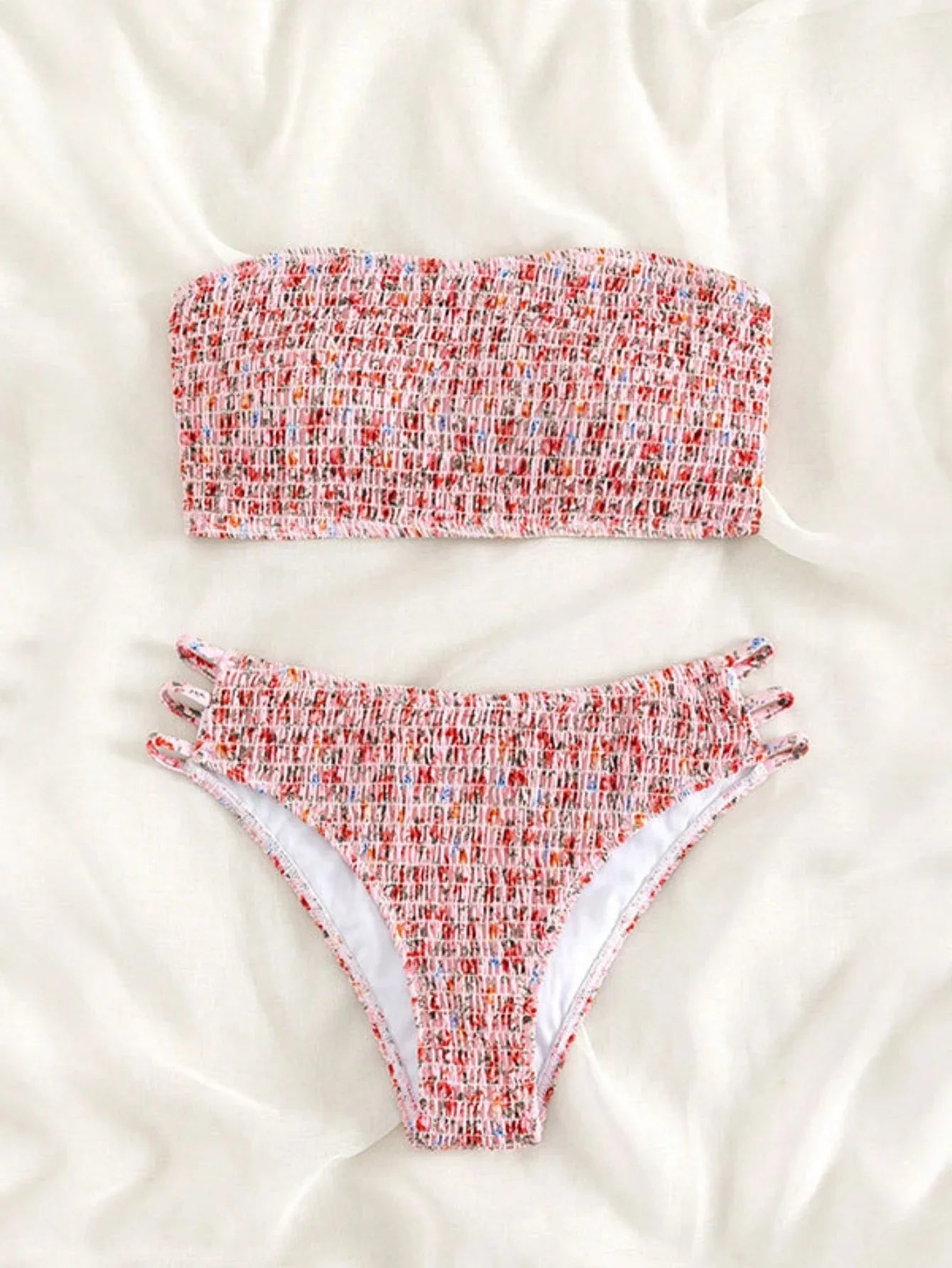 Sexy Hollow Out High Waist Bikini Set
