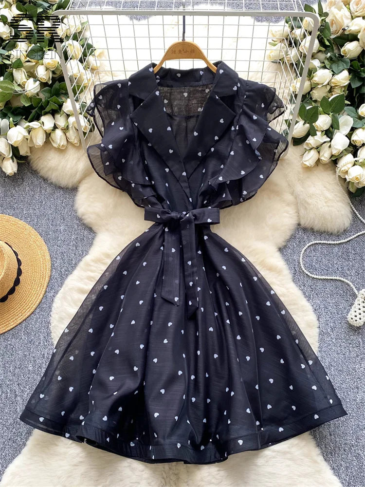 Sweet Heart Print SunDress