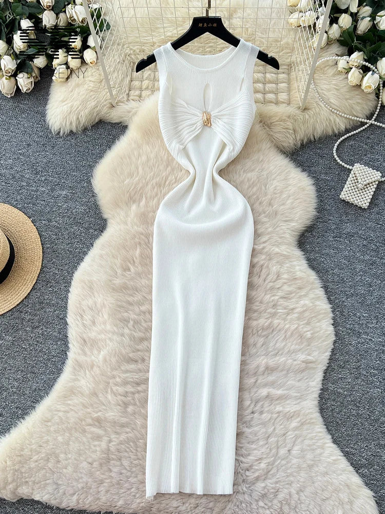 Hollow Out Feminine Dress