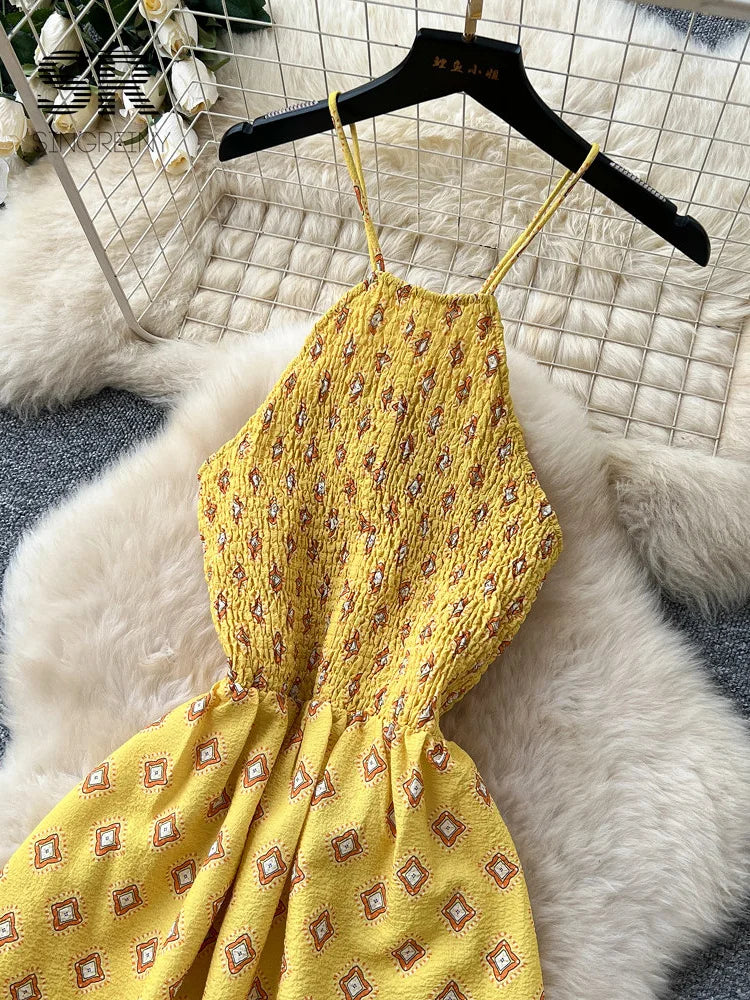 Print Casual Vacation SunDress