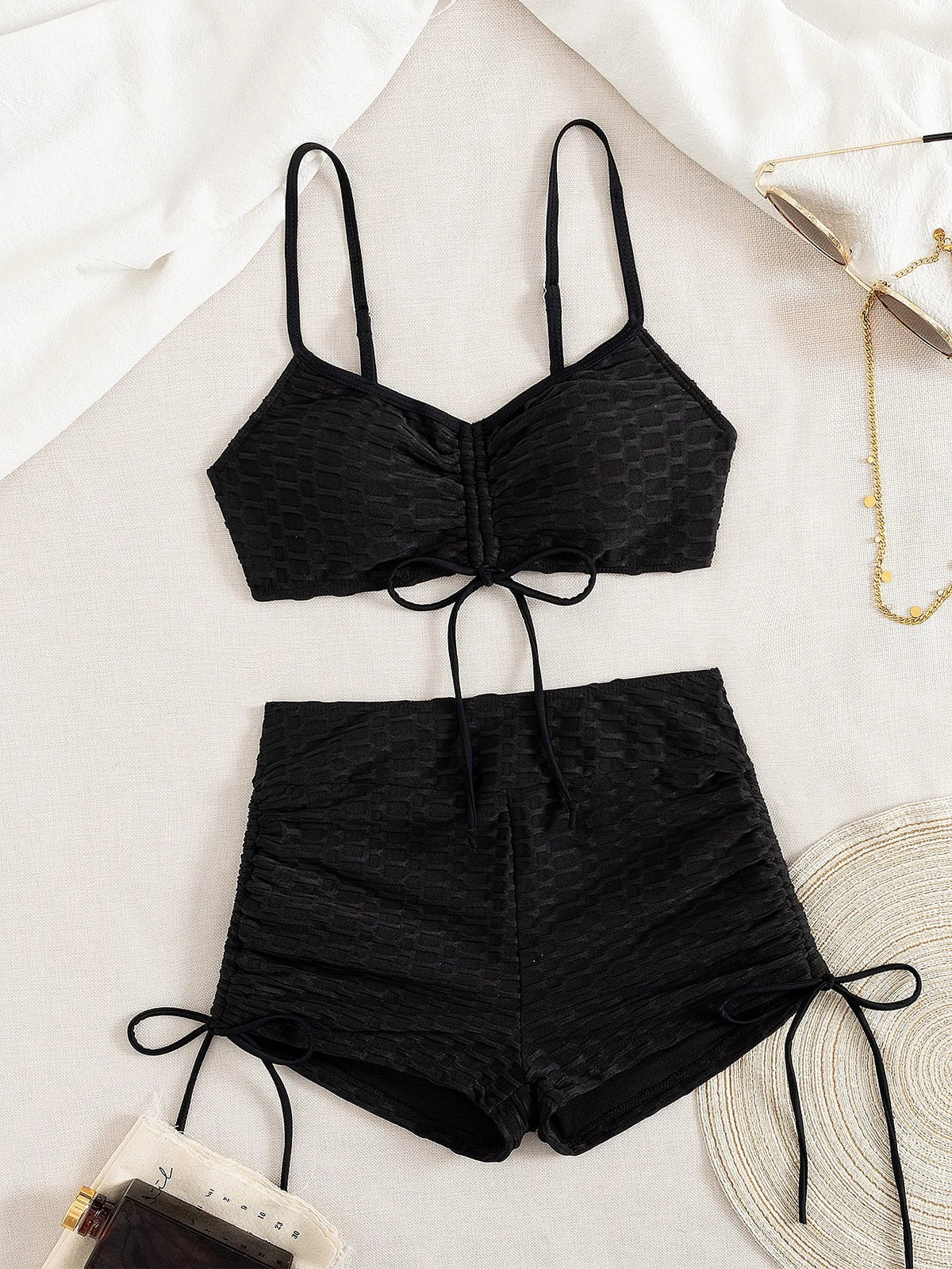 Summer Black 2 Piece Bikini Set