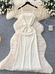 Tassel Knit Holiday Dress