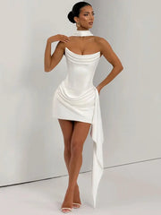 Off-shoulder Strapless Sexy Mini Dress