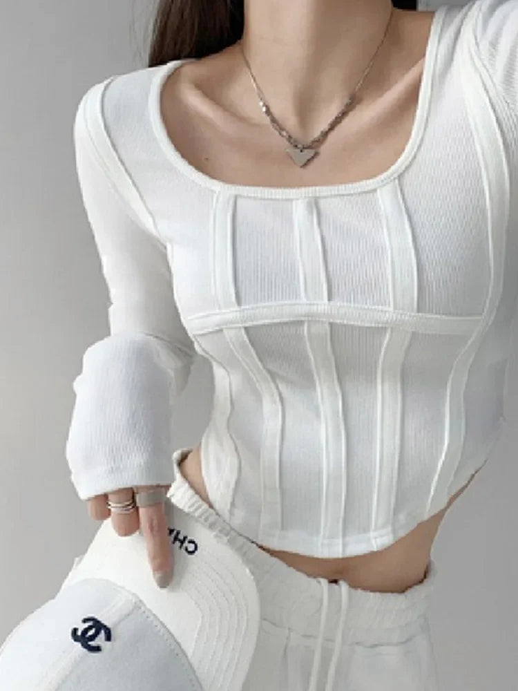 Y2k T-shirt Girls Crop Tops