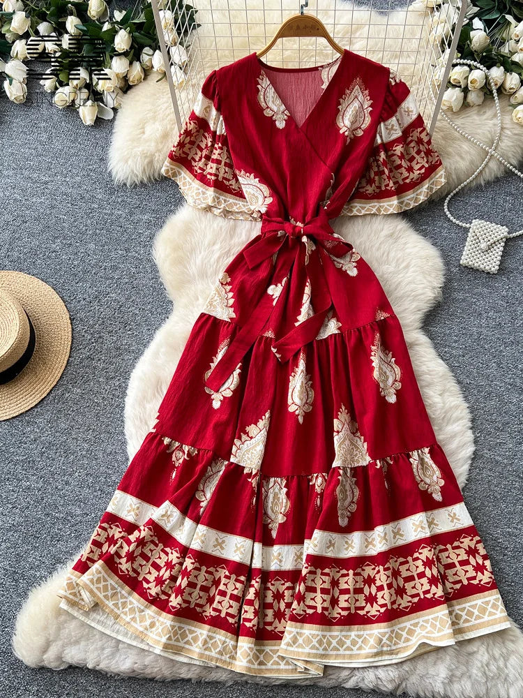 Bohemian Print Dress