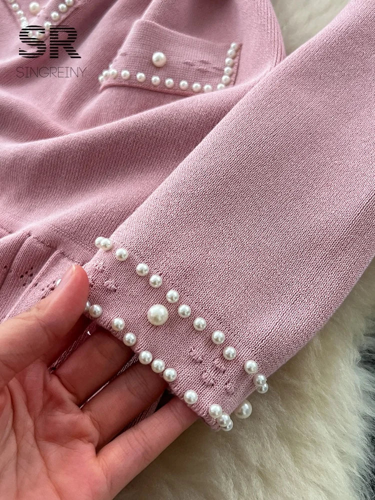 Winter Elastic Long Knitted Dress