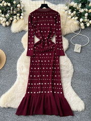 Print A Line Dress