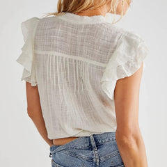 Ruffle Crop Top
