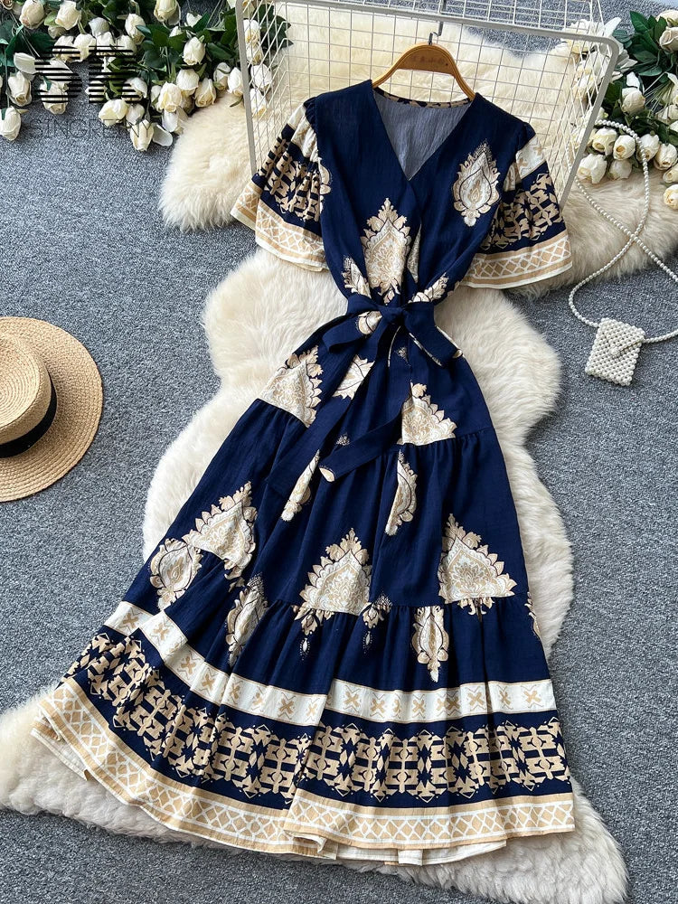 Bohemian Print Dress