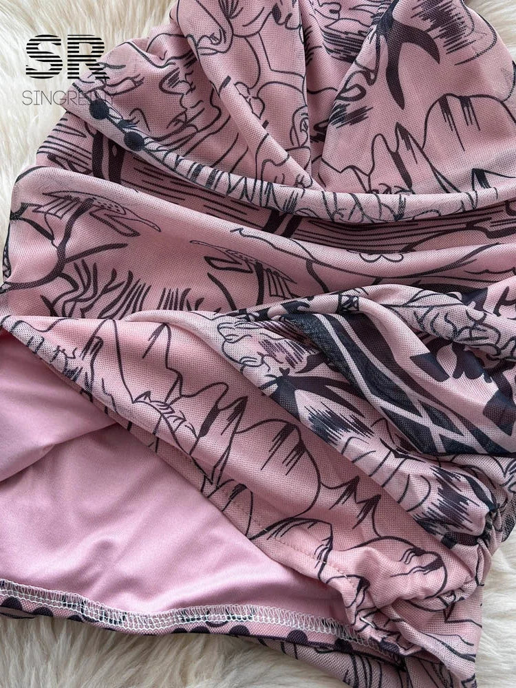 Artistic Print Hotsweet Dress