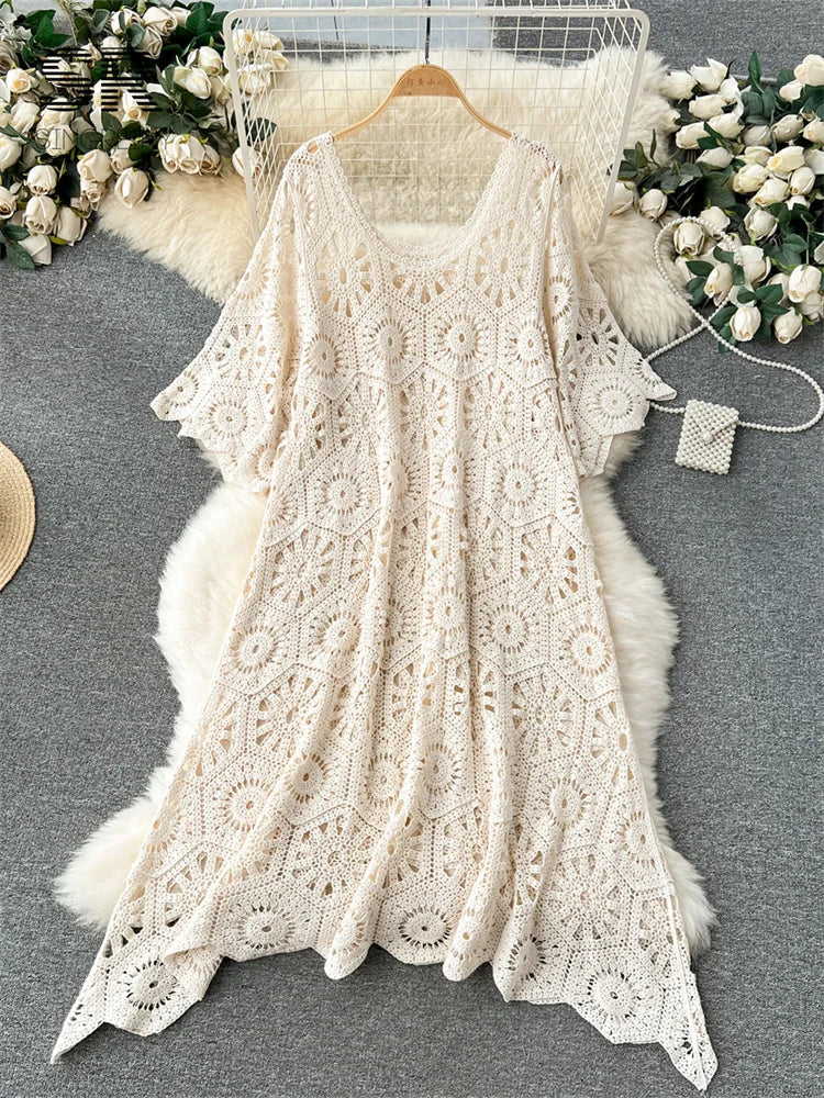 Knit Casual Korean Beach Dress