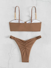 Sexy Front Bow Push Up Bikini Set