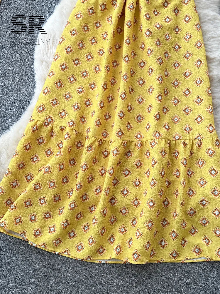 Print Casual Vacation SunDress