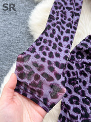 Leopard Print Party Dress